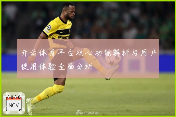 开云体育平台核心功能解析与用户使用体验全面分析